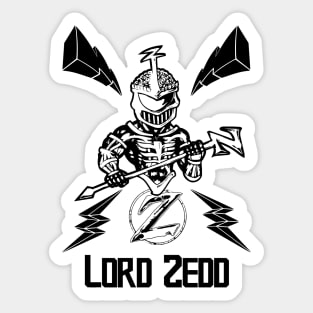 Zedd BW Sticker